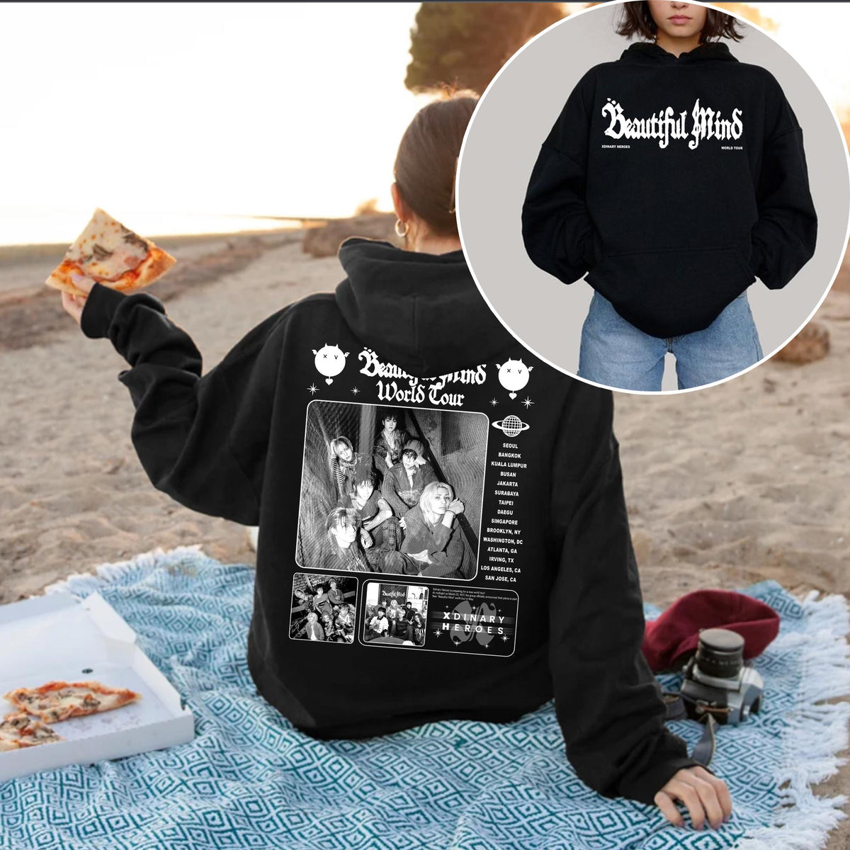 Xdinary Heroes Beautiful Mind World Tour 2025 Hoodie Xdinary Heroes Beautiful Mind Album Shirt Xdinary Heroes Live and Fall Tee Sweater Hoodie – Bold Style · Trending Graphic Apparel