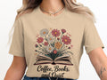 Coffee Books Quiet TShirt Floral Book Lover Shirt Bookish TShirt Book And Flower Gift Bookworm TShirt Reading TShirt Graphic Tee – Everyday Comfort · Trending Graphic Apparel