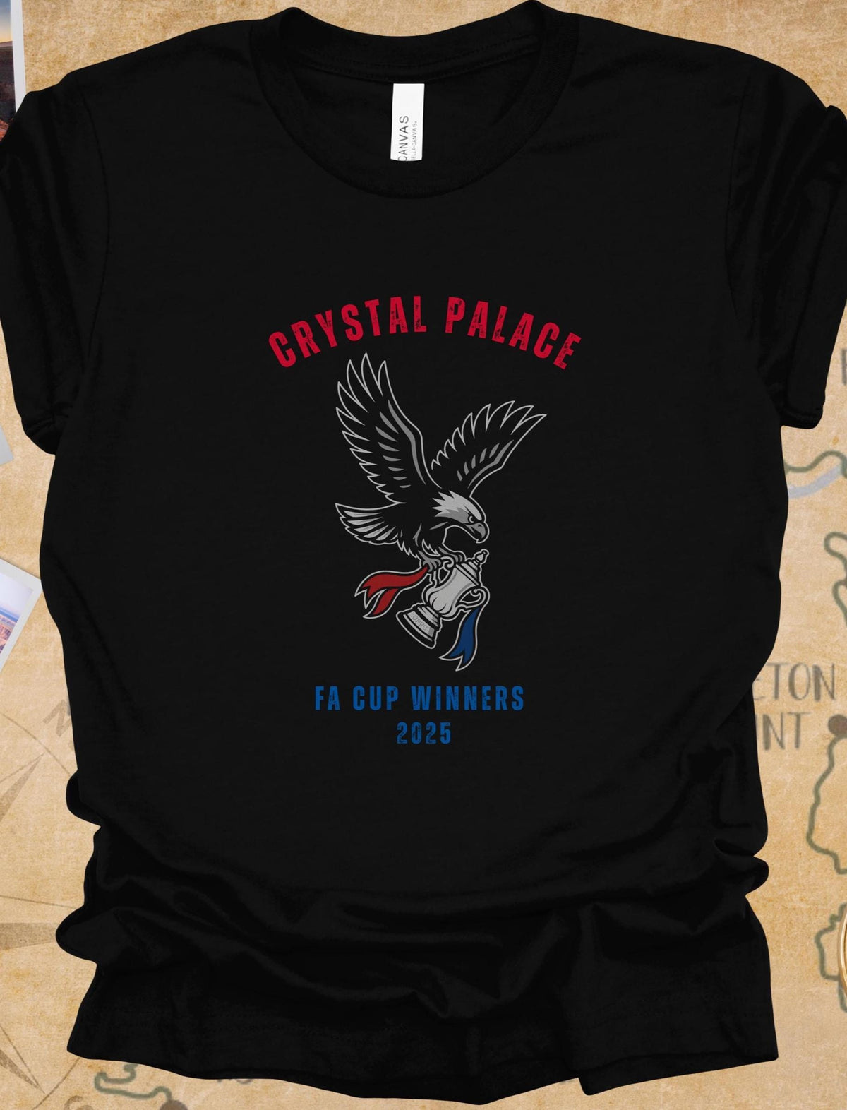 Crystal Palace FA Cup Winning Shirt Funny Eagles Tee Selhurst Park London Soccer Tshirt Black Short Sleeved Unisex Shirt Crystal Palace Graphic Tee – Feel-Good Design · Top Pick For Any Outfit