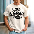 Ivory C1717 T Shirt Mockup T shirt Mockup Men39s Ivory Shirt Mockup Ivory TShirt Mockup Male Model Mockup Graphic Tee – Warm & Stylish · High-Quality Print