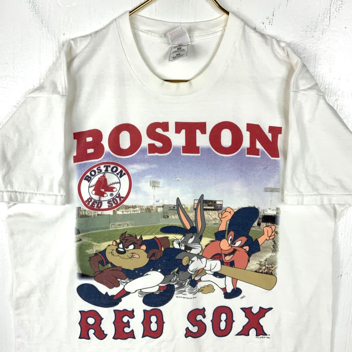 Vintage Boston Red Sox Looney Tunes Tshirt XL Mlb 1997 Bugs Bunny Taz Yosemite Graphic Tee – Premium Graphic · Trending Graphic Apparel