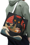Cat Romen Tote Bag Cute Kitty Print Carryall Cat Lover Gift Accessory Reusable Canvas Tote Eco Friendly Shopping Bag Animal Print Tote Bag – Premium Graphic · Must-Have Style