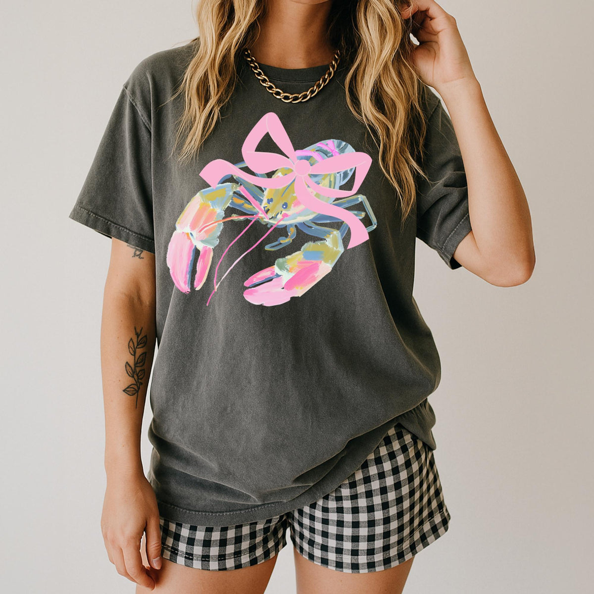 Floral Lobster Tshirt Lobster Shirt New England Shirt Fisherman Aesthetic Tee Coastal Shirt Beach Shirt Graphic Tee – Aesthetic Look · High-Quality Print