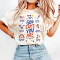 God Says You Are Christian 4th of July Shirt July 4th Shirt July 4th Tee Independence Day Shirt 4th of July Party TShirt Graphic Tee – Fan Favorite · Must-Have Style