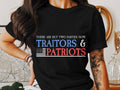 Traitors Patriots T Shirt Political Tee Patriotic Gift American Flag Apparel USA Pride Funny Slogan TShirt Election Outfit Graphic Tee – Everyday Comfort · Perfect For Daily Wear