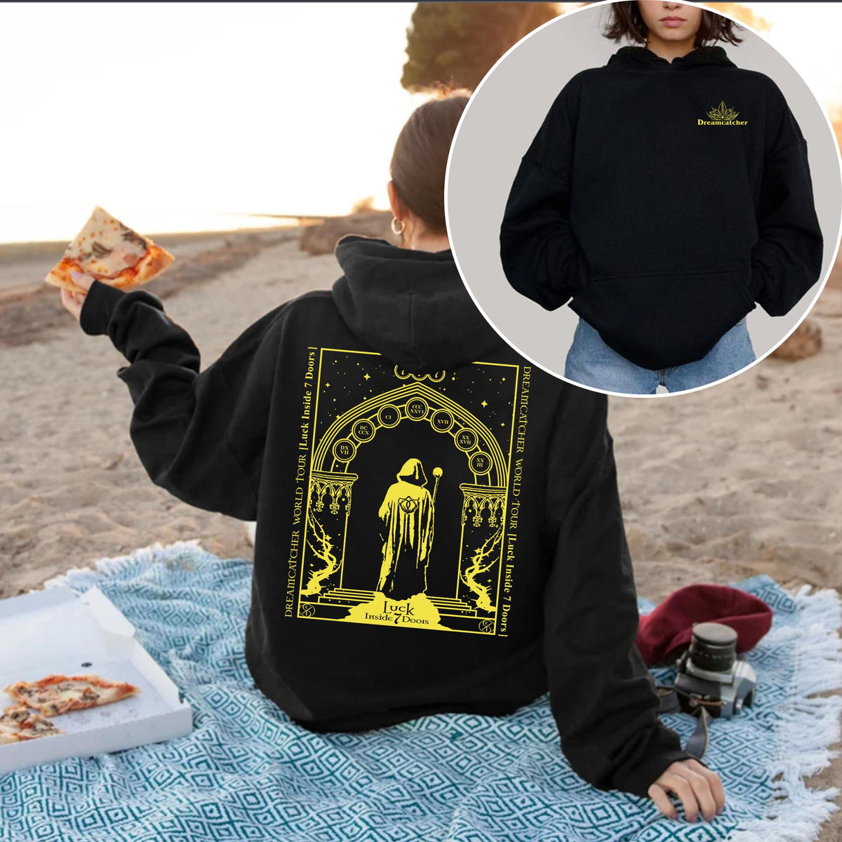 Dreamcatcher Luck inside 7 Doors Hoodie Dreamcatcher VirtuouS Album Shirt Dreamcatcher Members Shirt Dreamcatcher World Tour 2025 Shirt Hoodie – Cozy Vibes · Must-Have Style