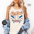 New York Baseball Tank Top Comfort Colors Unisex GarmentDyed Sleeveless Shirt New York game Tank NYC fan Athletic Top Soft Cotton Tank Top – Feel-Good Design · High-Quality Print