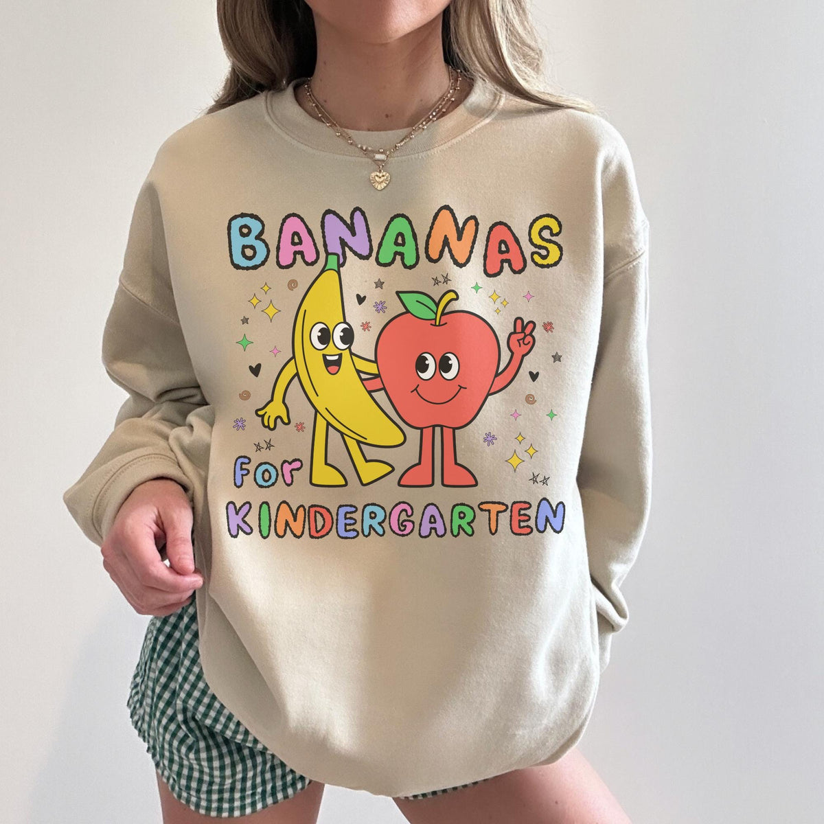 Kindergarten Teacher Sweatshirt Cute Matching Kindergarten Crew Shirt for First Day of School with Funny Saying Silly Back to School Tee Sweatshirt – Cozy Vibes · Trending Graphic Apparel