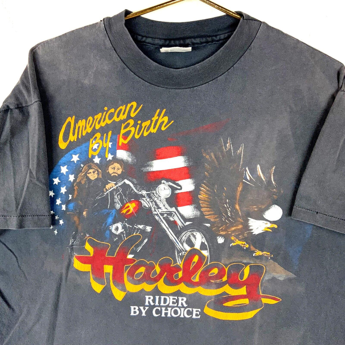 Vintage Harley Davidson TShirt Large Black 1986 Rider By Choice Texas Usa 1980s Graphic Tee – Cozy Vibes · Great Gift For Fans