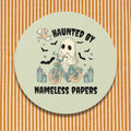 Funny Halloween Teacher Sticker Haunted by Nameless Papers Silly High School Teacher Elementary Teacher School Librarian 1st Grade Graphic Tee – Cozy Vibes · Must-Have Style