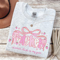 Science Teacher Sweatshirt Science Department Squad or Crew Floral Boho Strawberry Crewneck with Messy Coquette Bow Fruit Lover Teacher Sweatshirt – Bold Style · Great Gift For Fans