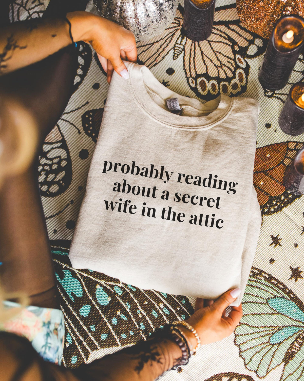 Silly Jane Eyre Sweatshirt for Bookworm Gothic Romance Reader 19th Century English Literature Cute Lit Professor Gift Charlotte Bronte Sweatshirt – Easygoing Wear · High-Quality Print