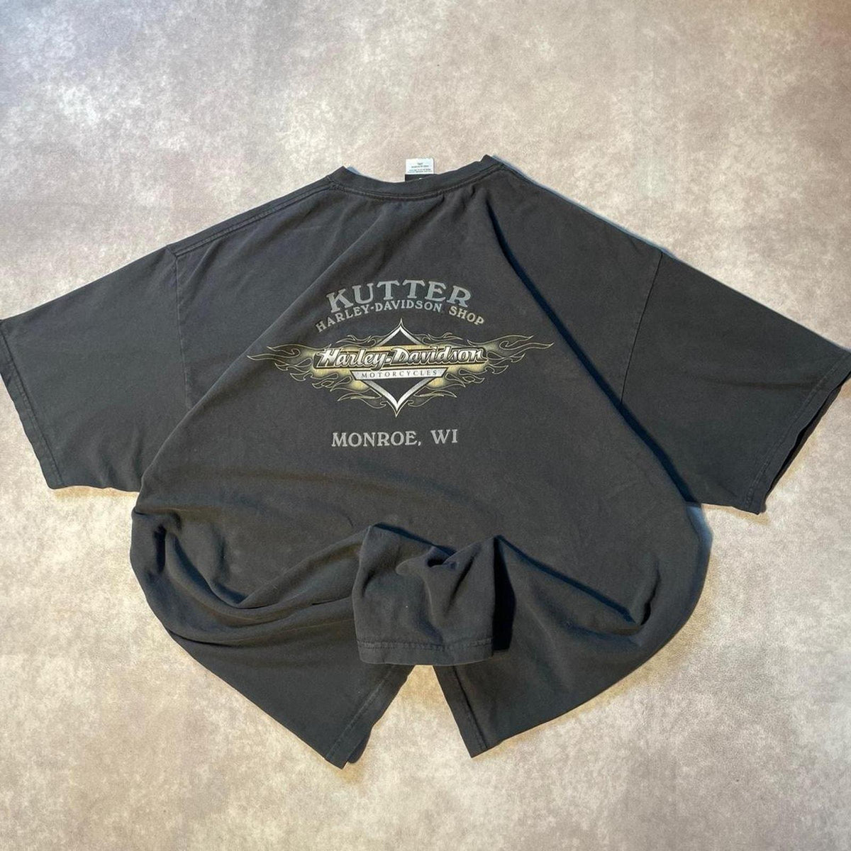Vintage Harley Davidson Monroe Y2K Biker Tee Shirt Logo Pocket Summer Classic Graphic Tee – Premium Graphic · High-Quality Print