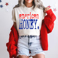 American Honey July 4th Shirt July 4th Tee Independence Day Shirt TShirt Usa Patriotic Tee 4th of July Party TShirt Trendy Usa Graphic Tee – Everyday Comfort · High-Quality Print