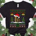 Santa French Horn Ugly Xmas Sweatshirt French Horn Player Shirt French Horn Lover Christmas Shirt Ugly Christmas Shirt French Horn Gift Sweatshirt – Easygoing Wear · Perfect For Daily Wear