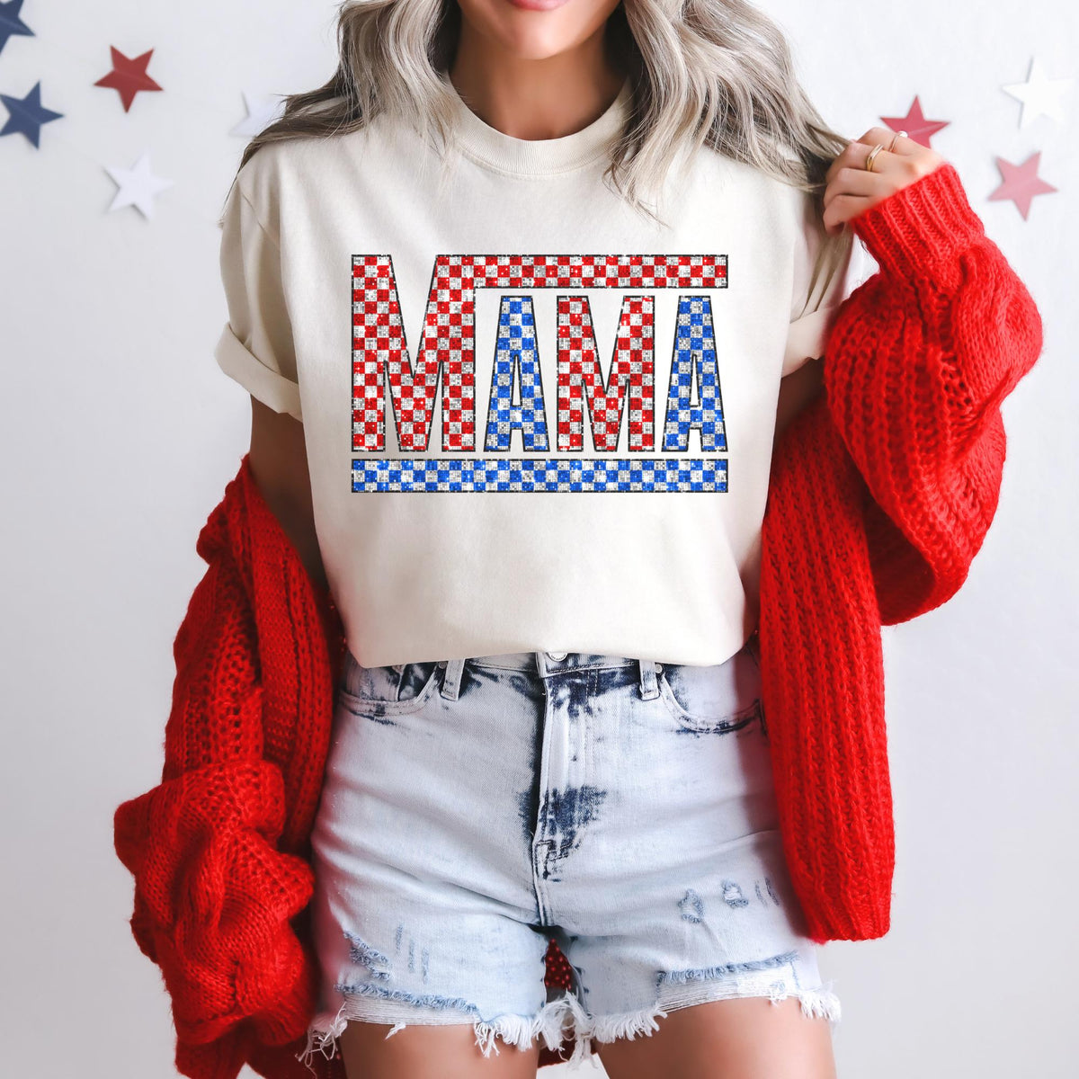 American Mama July 4th Mama July 4th Tee Independence Day Shirt TShirt Usa Patriotic Tee 4th of July Party TShirt Trendy Usa Graphic Tee – Bold Style · Must-Have Style