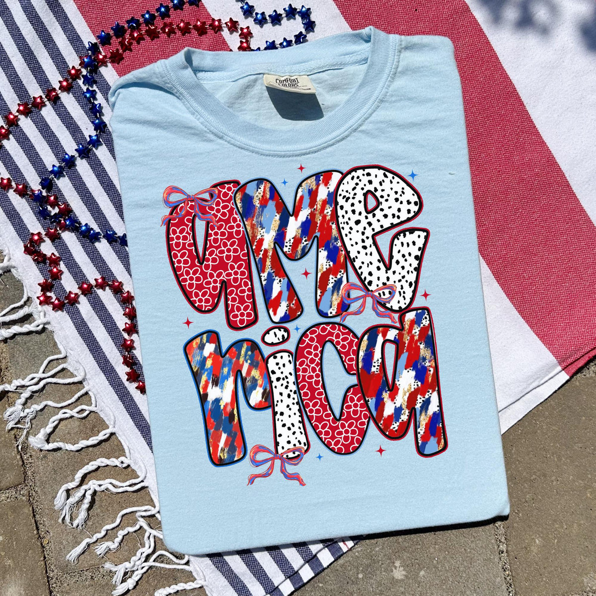 Comfort Colors America Shirt July 4th TShirt Usa Patriotic Tee 4th of July Party TShirt Trendy Usa Celebration Shirt Patriot Tee Graphic Tee – Feel-Good Design · High-Quality Print