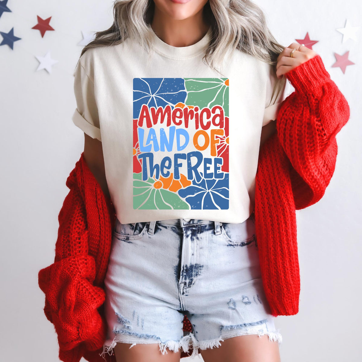 Boho July 4th Shirt July 4th TShirt Usa Patriotic Tee 4th of July Party TShirt Trendy Usa Celebration Shirt Graphic Tee – Feel-Good Design · Must-Have Style