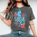 Comfort Colors USA Tee America Shirt July 4th TShirt Usa Patriotic Tee 4th of July Party TShirt Trendy Usa Celebration Shirt Patriot Tee Graphic Tee – Cozy Vibes · Top Pick For Any Outfit