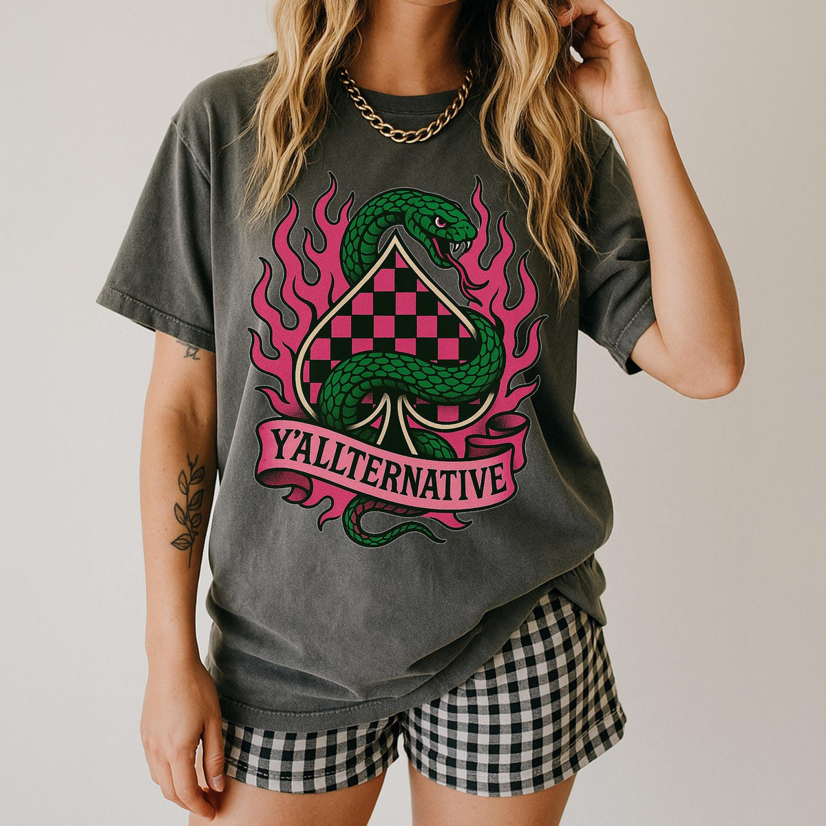 Western Spade Shirt Vintage western Shirt Yallternative Western Graphics shirt Country Concert Outlaw cowgirl Graphic Tee – Soft Feel · Top Pick For Any Outfit