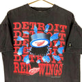 Vintage Detroit Red Wings Tshirt Medium Black Single Stitch 1994 Nhl Hockey 90s Graphic Tee – Feel-Good Design · Great Gift For Fans
