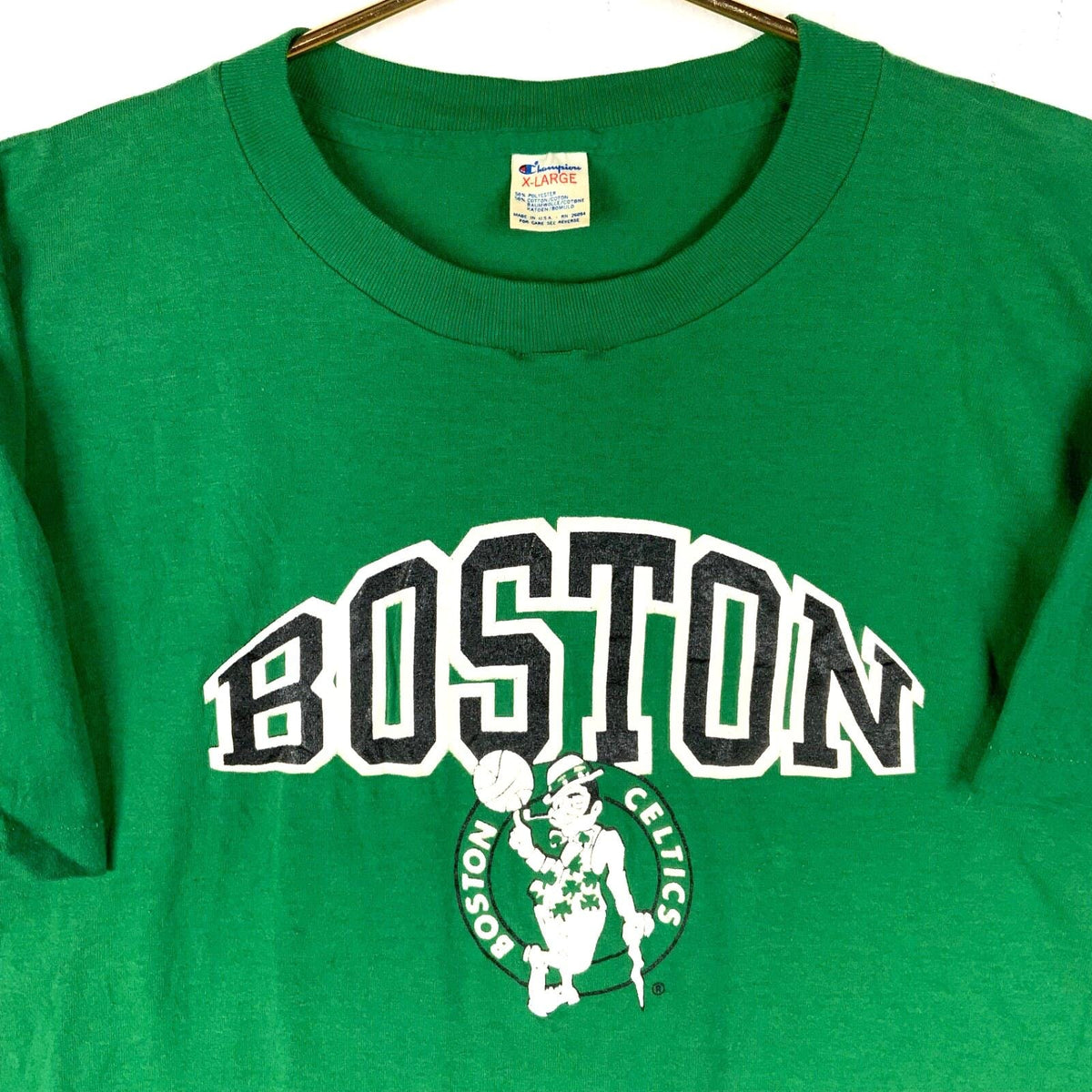 Vintage Boston Celtics Champion Tshirt XL Green Made Usa Single Stitch Nba 80s Graphic Tee – Feel-Good Design · High-Quality Print