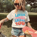 She Loves Jesus and America Too Boho Christian Shirt Christian Tee Christian Apparel Jesus is King Faith Clothing Christian TShirt Graphic Tee – Easygoing Wear · Must-Have Style