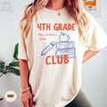 Custom Fourth Grade Teacher Shirt 4th Grade Retro Teac Shirt Custom Teacher Team Tees Cute Back to School New Teacher Gift Graphic Tee – Aesthetic Look · Top Pick For Any Outfit