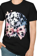 Dalmatian Bowtie T Shirt Cute Dog Shirt Pet Lover Gift Casual Wear Summer Tee Animal Lover Apparel Graphic Tee – Easygoing Wear · High-Quality Print