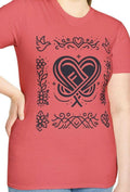 Doodle Hand Drawn Love Heart Unisex T Shirt Casual Everyday Wear Gift for Couples Boho Style Tee Great for Celebrations Graphic Tee – Everyday Comfort · Great Gift For Fans