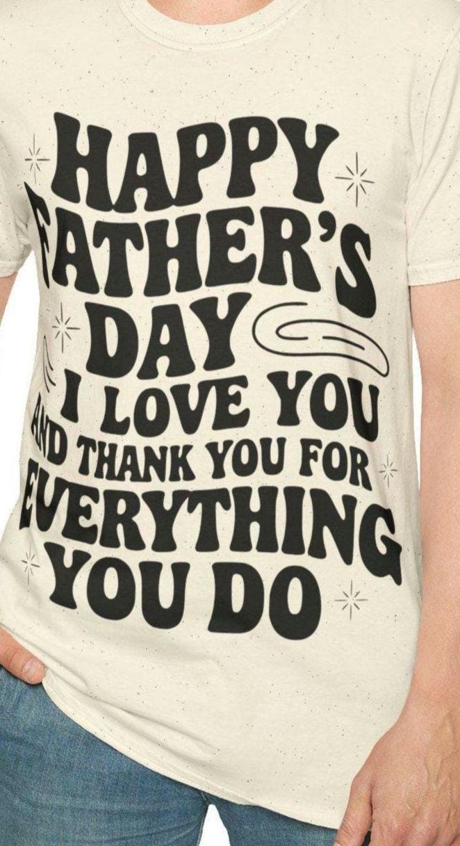 Happy Father39s day T Shirt Unisex Softstyle Tee Dad Gift Family Love Shirt Comfortable Everyday Wear Gift for Dad Gift for husband Graphic Tee – Everyday Comfort · Perfect For Daily Wear