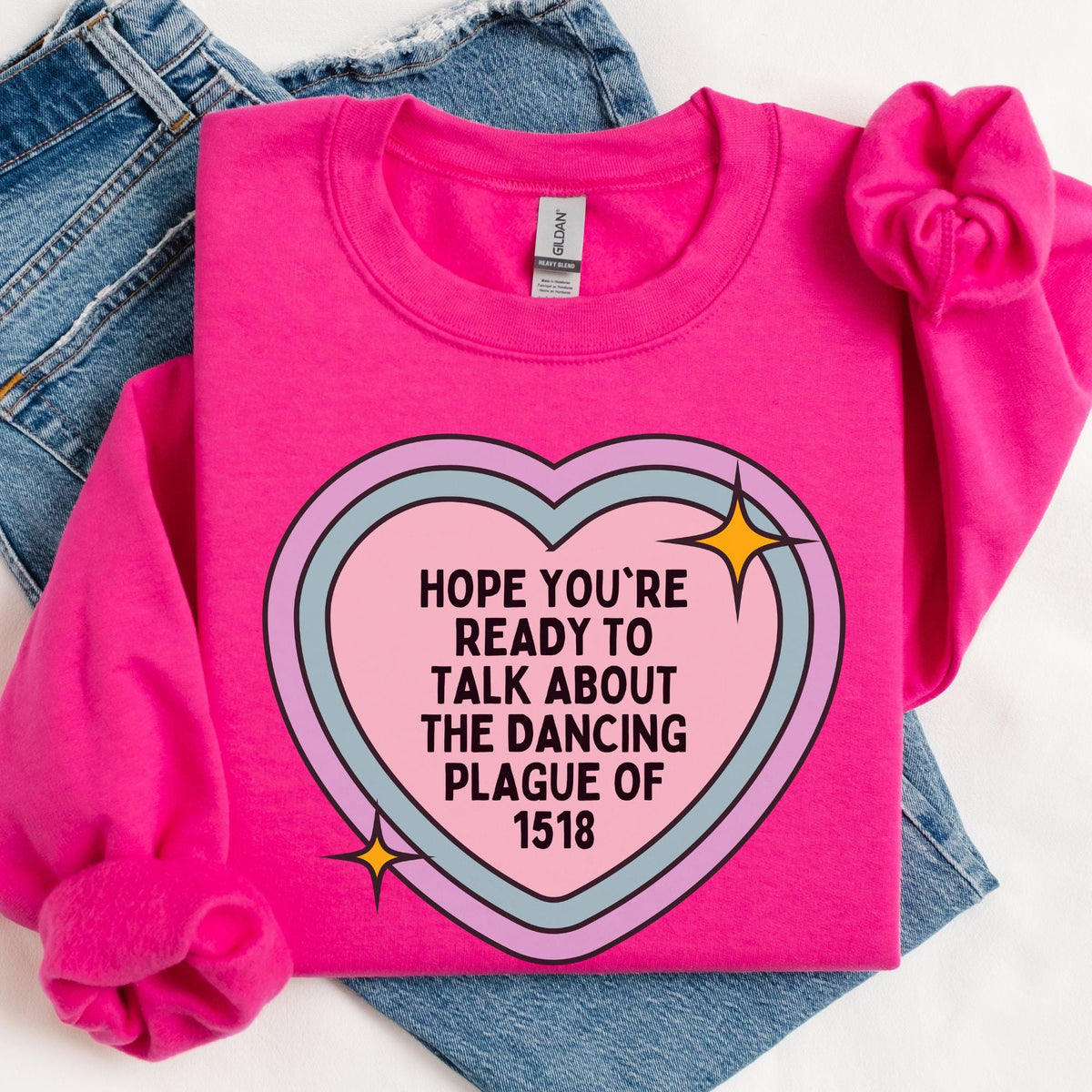 European History Sweatshirt Dancing Plague of 1518 French History Spooky and Weird History Morbid History Buff Shirt History of Dance Sweatshirt – Warm & Stylish · Trending Graphic Apparel