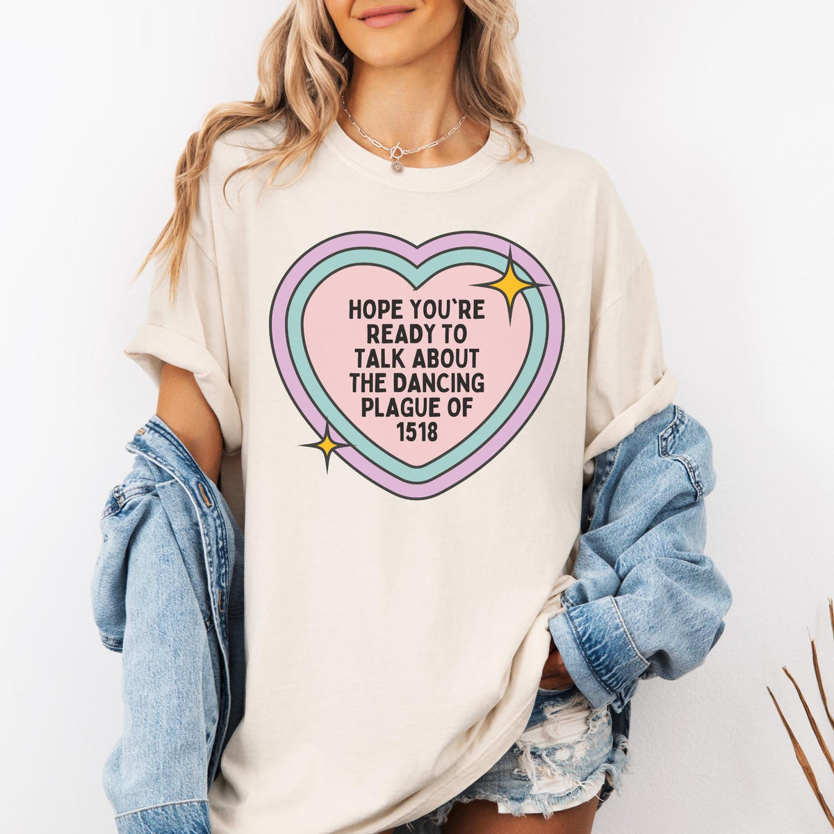 European History Tee Shirt Dancing Plague of 1518 French History Spooky and Weird History Morbid History Buff Tee Shirt Dance History Graphic Tee – Everyday Comfort · Great Gift For Fans