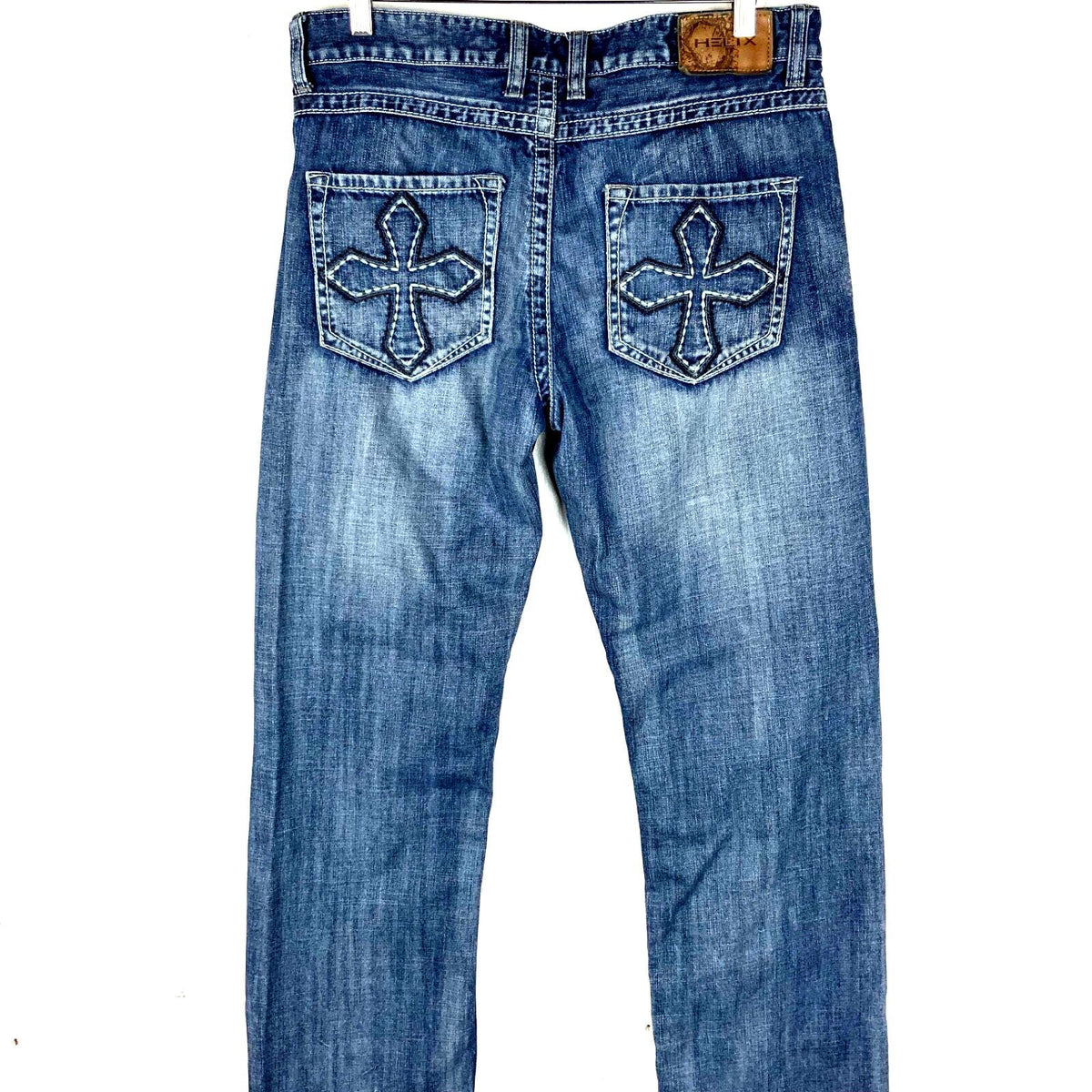 Vintage Bootcut Y2k Helix Denim Jean 34x32 Blue Medium Wash Graphic Tee – Cozy Vibes · Great Gift For Fans