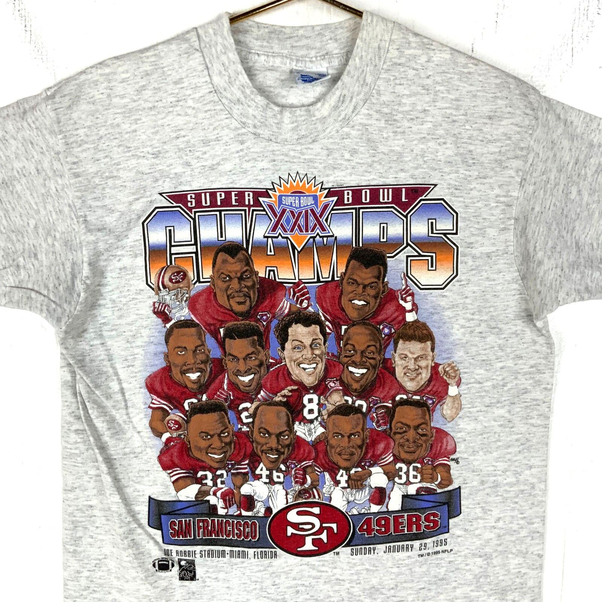 Vintage San Francisco 49ers Caricature Salem Tshirt Medium Nfl Super Bowl 90s Graphic Tee – Bold Style · Great Gift For Fans