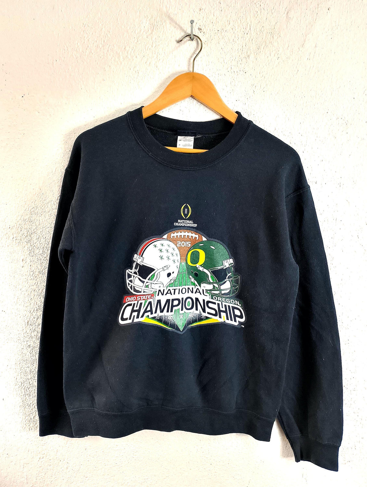 National championship 2015 crewneck sweatshirt Small Sweatshirt – Aesthetic Look · High-Quality Print