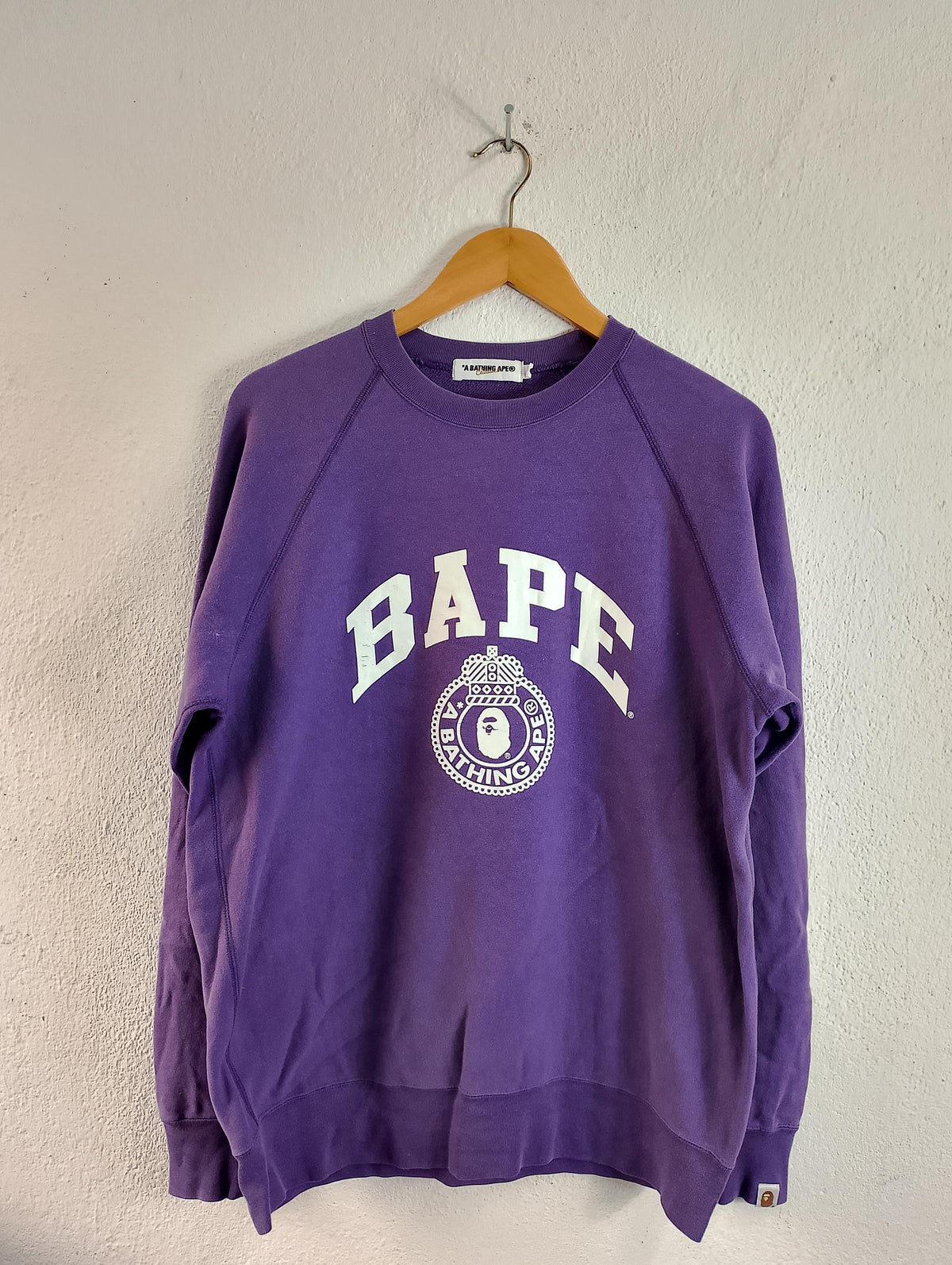 Bathing Ape classic crewneck sweatshirt Large Sweatshirt – Aesthetic Look · Top Pick For Any Outfit