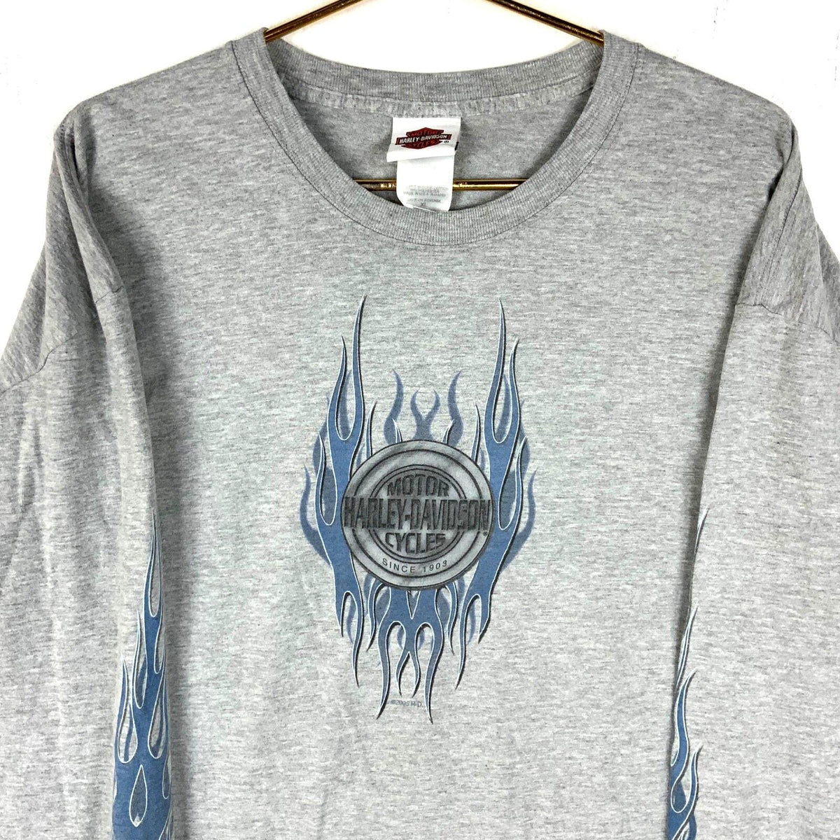 Vintage Harley Davidson TShirt XL Gray Long Sleeve Space Coast Florida Usa Y2K Graphic Tee – Aesthetic Look · Trending Graphic Apparel
