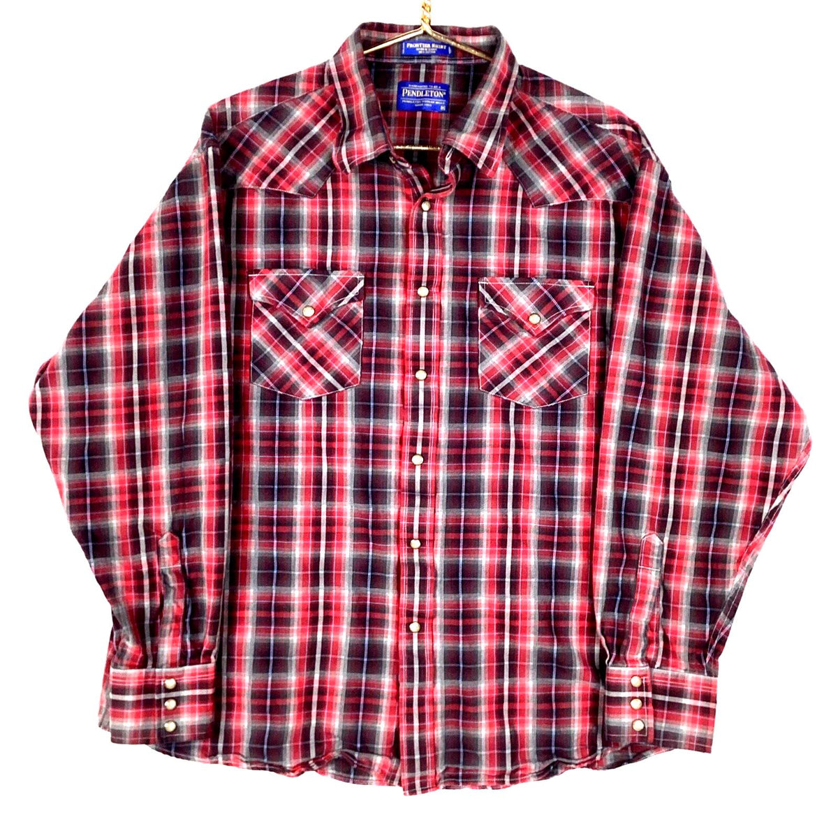 Vintage Pendleton Shirt Size XL Red Plaid Snap Button Long Sleeve Graphic Tee – Feel-Good Design · Trending Graphic Apparel