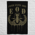 US Army EOD Flag ONE SIDED Wall Flag Graphic Tee – Bold Style · Great Gift For Fans