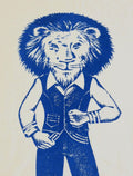 HUMAN LION vintage advertising t shirt Graphic Tee – Premium Graphic · High-Quality Print