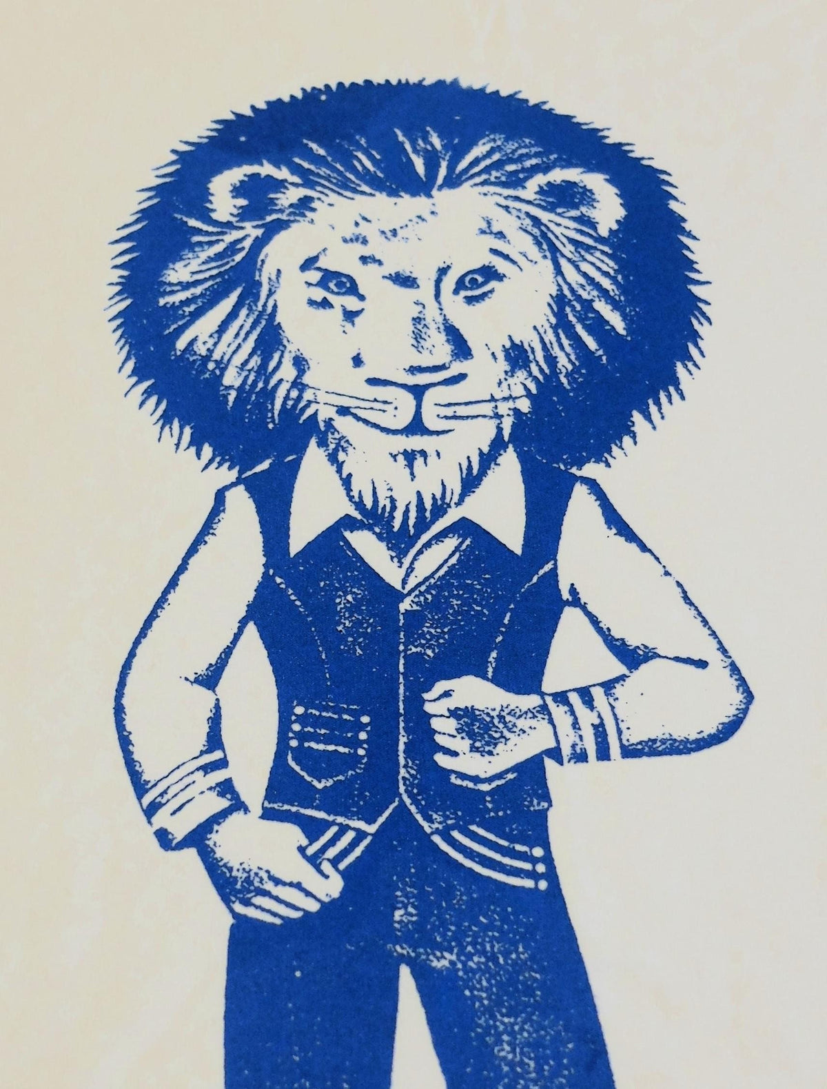 HUMAN LION vintage advertising t shirt Graphic Tee – Premium Graphic · High-Quality Print