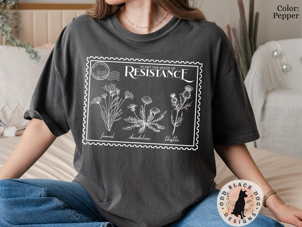 Subtle FDT Anti Trump Shirt Floral Wildflower Stamp Shirt Subtle Political Activist Tee Anti MAGA Protest Shirt Antifa Resistance T Shirt Graphic Tee – Soft Feel · Trending Graphic Apparel