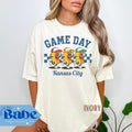Adult Hot Dog Derby Tee Royals Baseball Kansas City Shirt Crown Town Game Day Outfit KC Royal Blue Gift Mustard Graphic Tee – Feel-Good Design · Great Gift For Fans