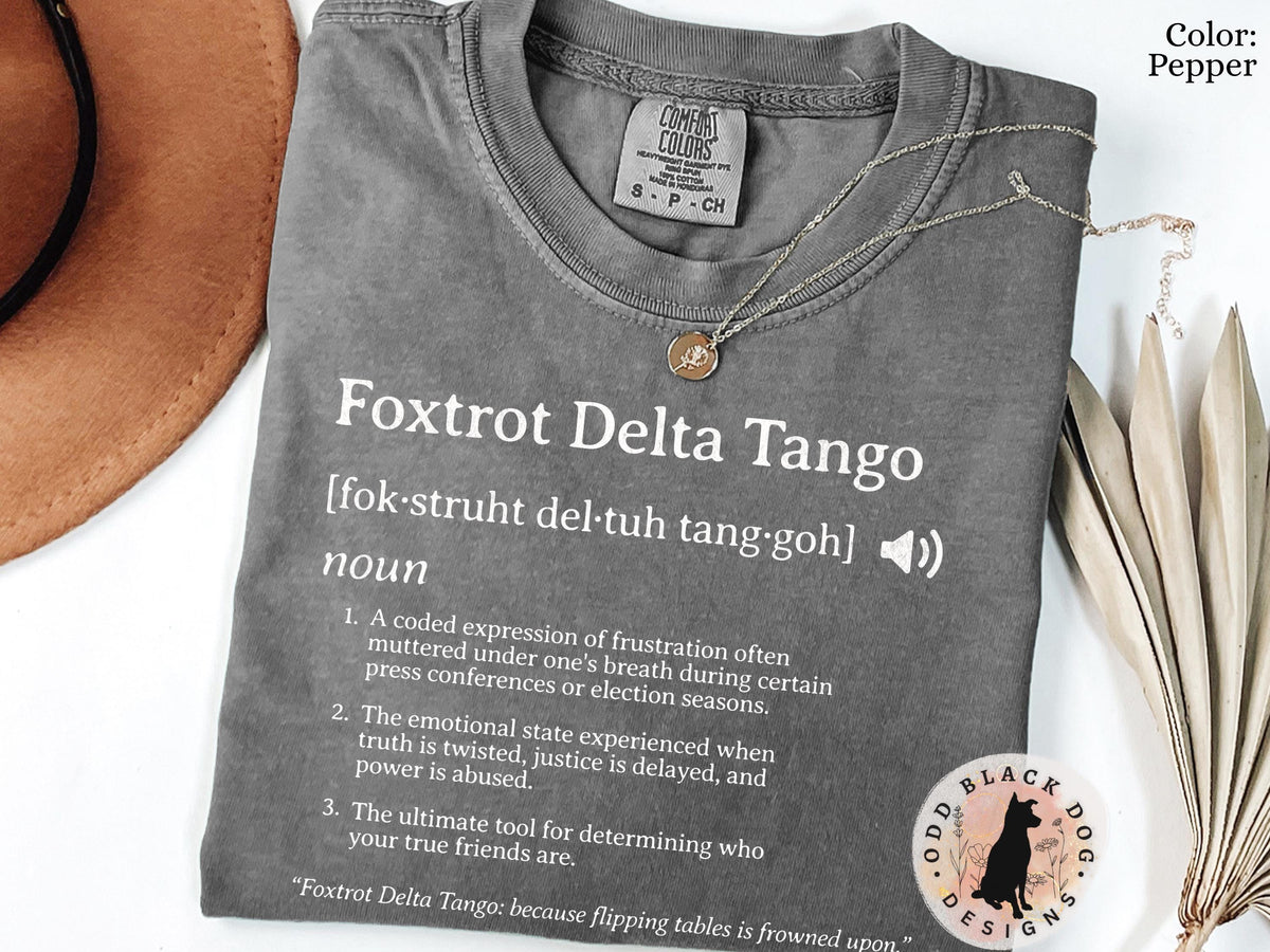Subtle FDT Anti Trump Shirt Foxtrot Delta Tango Shirt Subtle Political Activist Tee Anti MAGA Protest Shirt Anti Trump Resistance T Shirt Graphic Tee – Premium Graphic · Must-Have Style
