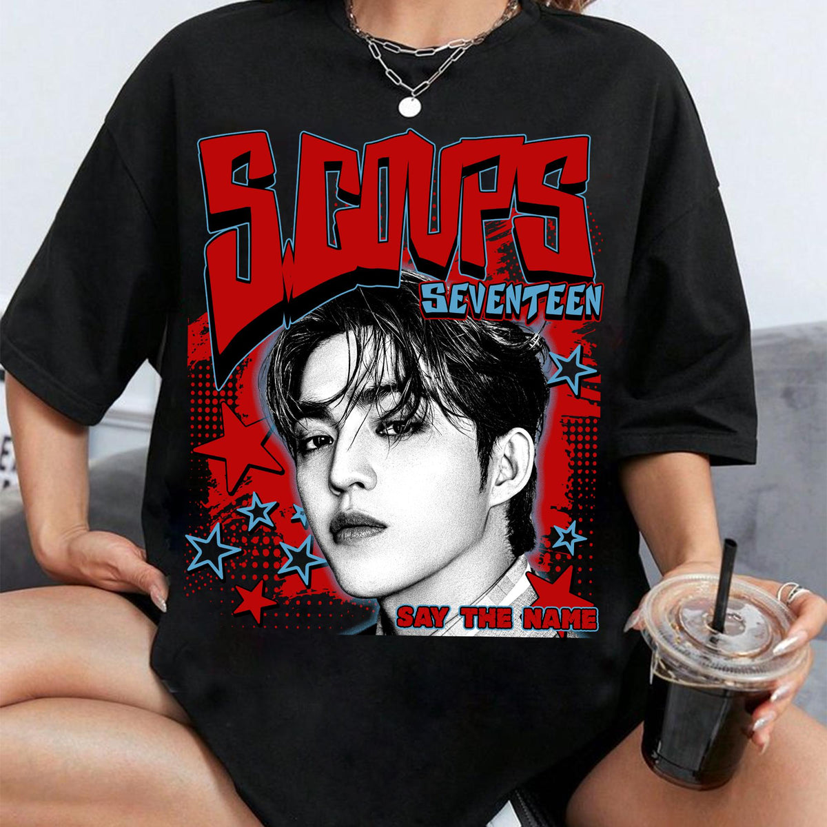Retro Scoups Seventeen Kpop T Shirt Seventeen Right Here World Tour Shirt Seventeen Happy Burstday ShirtSeventeen Nana Tour Members Tee Graphic Tee – Fan Favorite · Must-Have Style