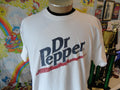 vintage Dr Pepper White Tee Soda Pop T Shirt XL Graphic Tee – Feel-Good Design · Perfect For Daily Wear