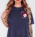 Cleveland Baseball Heart Crewneck Trendy Baseball Shirt for Cleveland Sports Fan Cleveland Baseball Gift for Game Day Graphic Tee – Feel-Good Design · Top Pick For Any Outfit