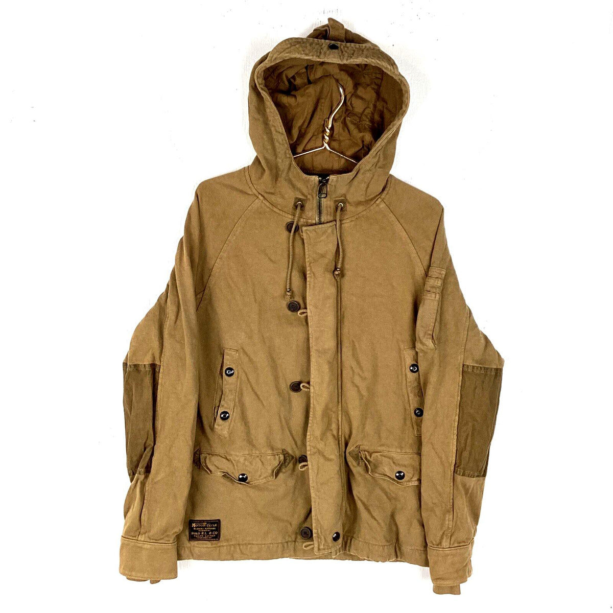 Vintage Polo Ralph Lauren Motorcycle Sweater Jacket Large Brown Full Zip Hoodie Hoodie – Warm & Stylish · High-Quality Print