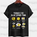 Funny Softball Fan T Shirt PNG Design Softball Things I Do In My Spare Time Print Sublimation Softball Shirt Crafting Clipart Graphic Tee – Bold Style · Perfect For Daily Wear